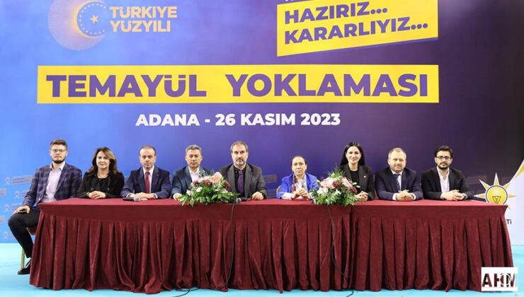 AK Parti Adana’da Teşkilat İçi Temayül Yoklaması Yapıldı