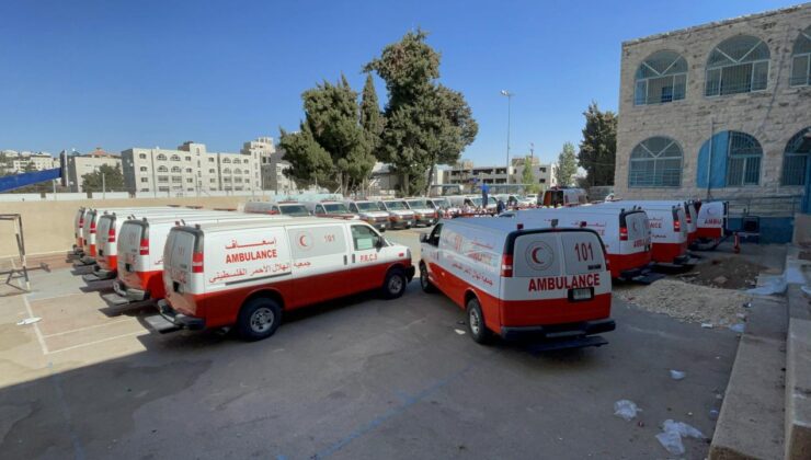 Filistin Kızılayı Gazze Şeridi’nin kuzeyinde yeniden acil servis hizmeti vermeye başladı