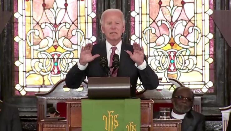 Biden’a kilisede “Gazze” protestosu: Şimdi ateşkes!