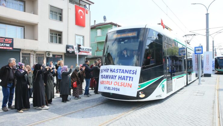 Kocaeli Şehir Hastanesi Tramvay Hattı açıldı