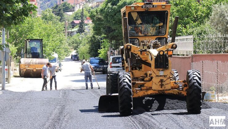 Pozantı’da Yollar Yeni Baştan Yapılıyor