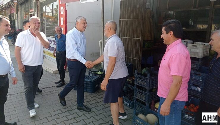 Başkan Zeydan Karalar’dan Sarıçam’da Çat Kapı Ziyaretler