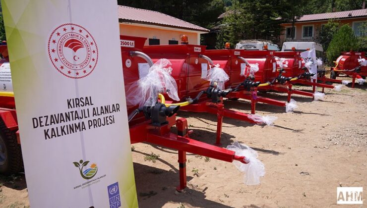 Tarım İl Müdürlüğünden Göçerlere Su Tankı