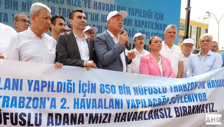 Havalimanının Kapatılmaması İçin Basın Açıklaması ve Yürüyüş Yapıldı