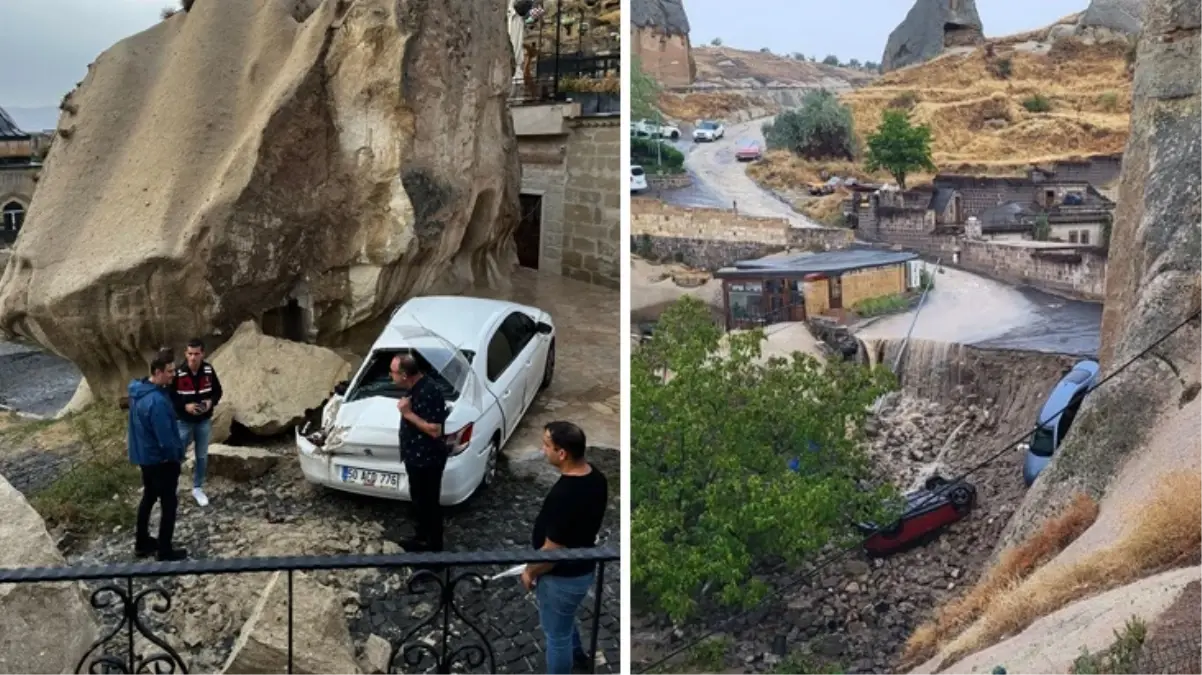 Nevşehir’in turistik Kapadokya bölgesi sele teslim oldu